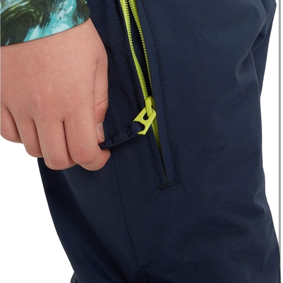 Burton Boys Barnstorm Ski/Snowboard Insulated Pant in Dress Blue - Size Medium - Picture 5 of 10